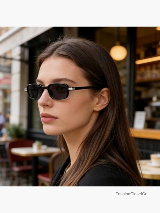 TR Frame UV Protection Square Retro Sunglasses main image 5